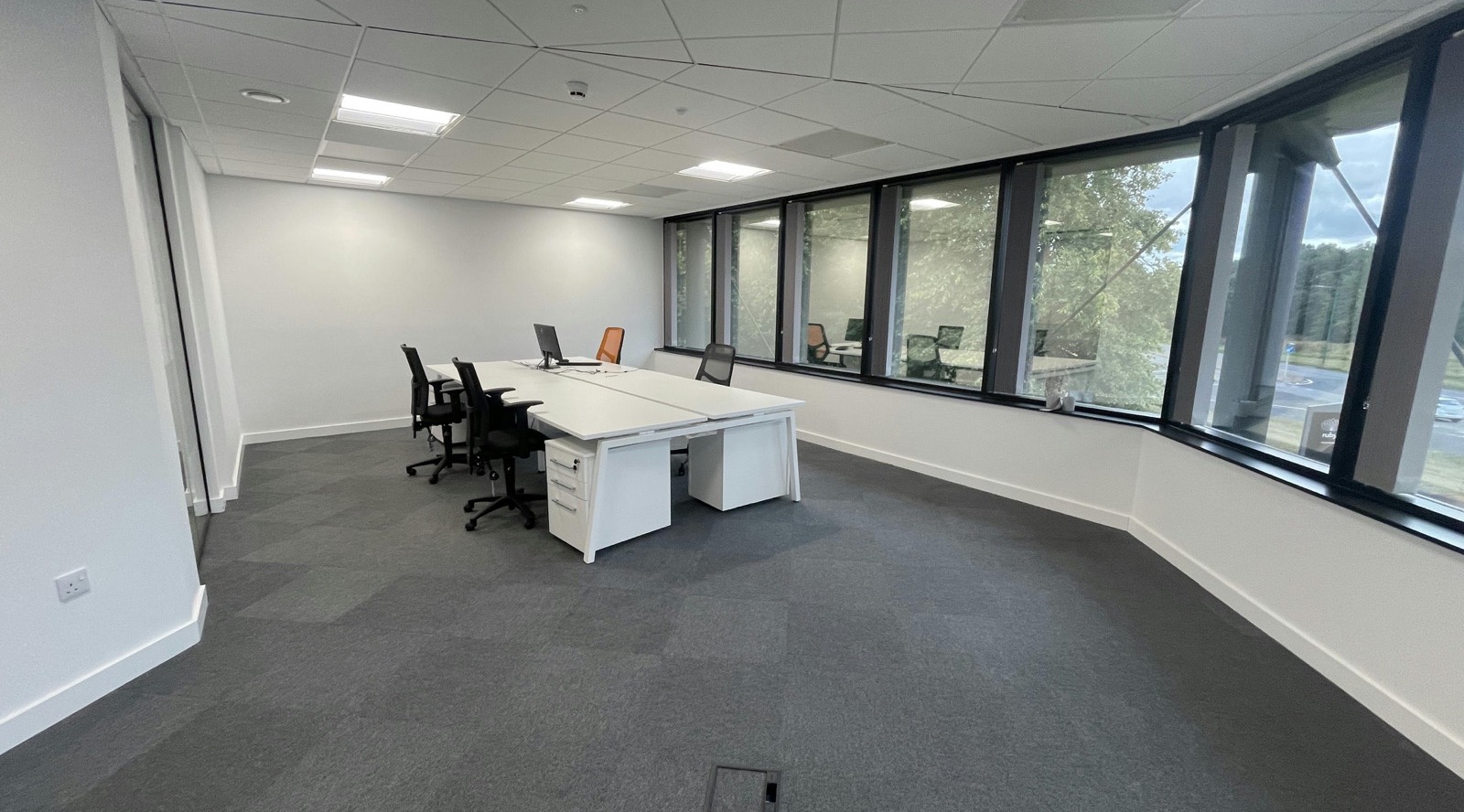 Entrance and reception area at Ruby House.